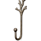 Handcrafted Metal Twig Design Wall Hook Nature Inspired Utility
